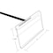 Azar Displays 2"W x 1.25"H Flip Scan Label Holder, PK50 700840 - alternate 2